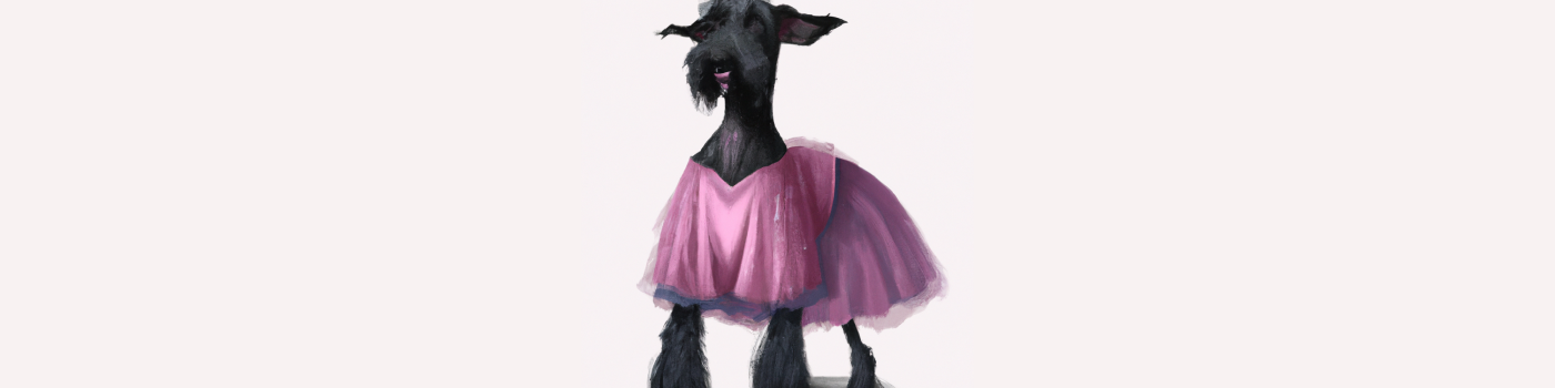 Emi the Giant Schnauzer Background NFT